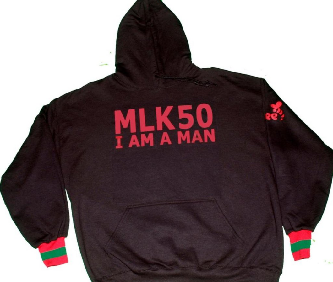 MLK 50 I Am A Man Hoodie