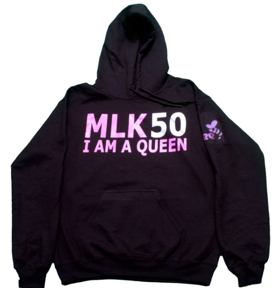 MLK 50 I Am A Queen Hoodie